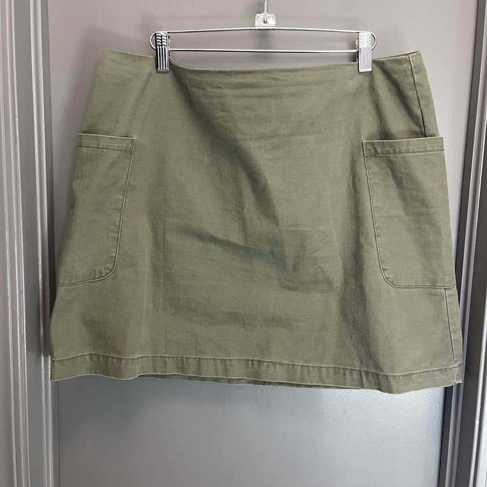 Olive Green Women's Skirt